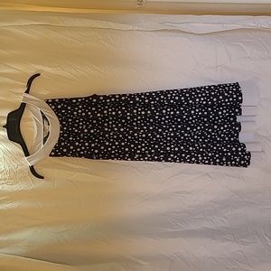 Polka dotted mid dress